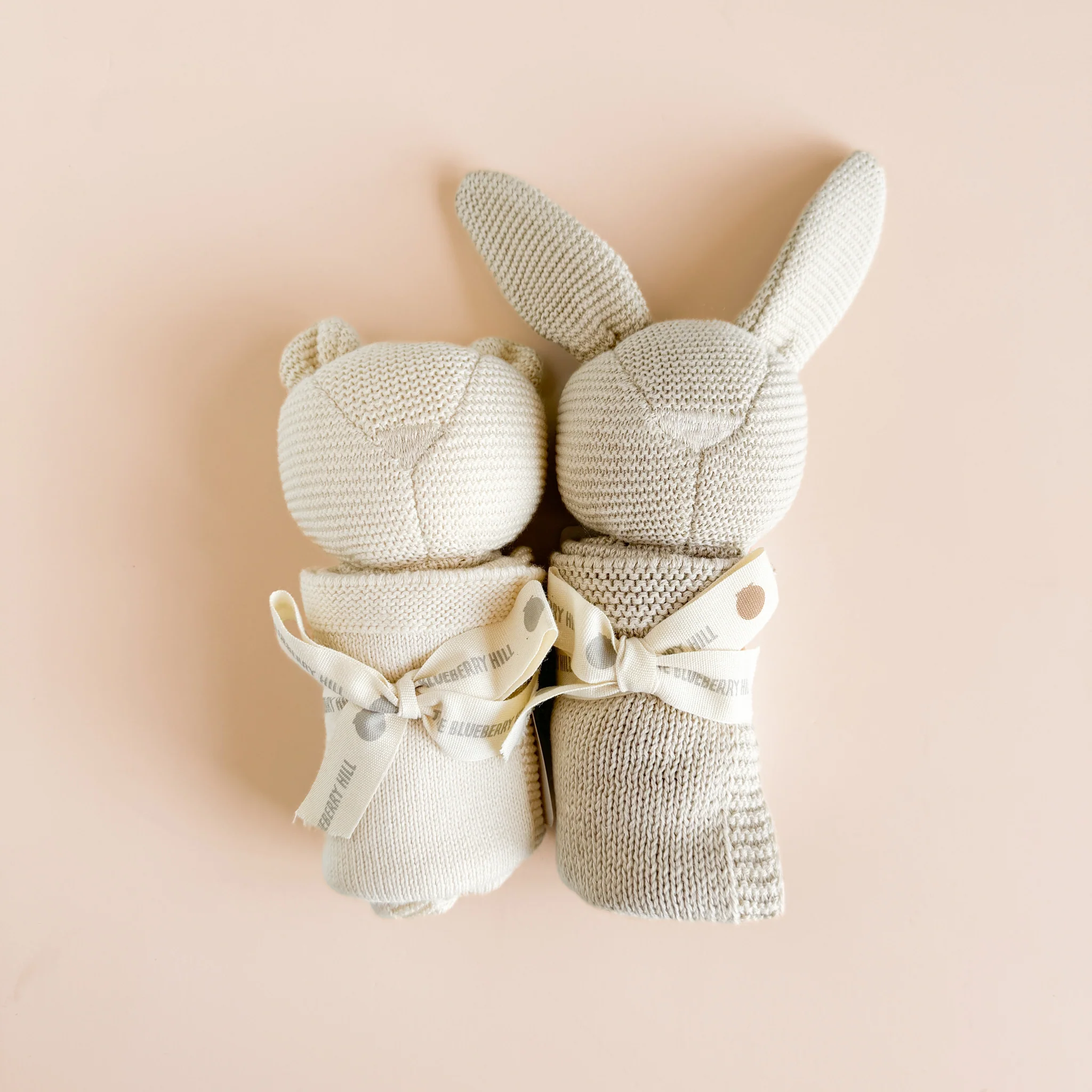Organic Cotton Bear Lovey, Cream - Image 4