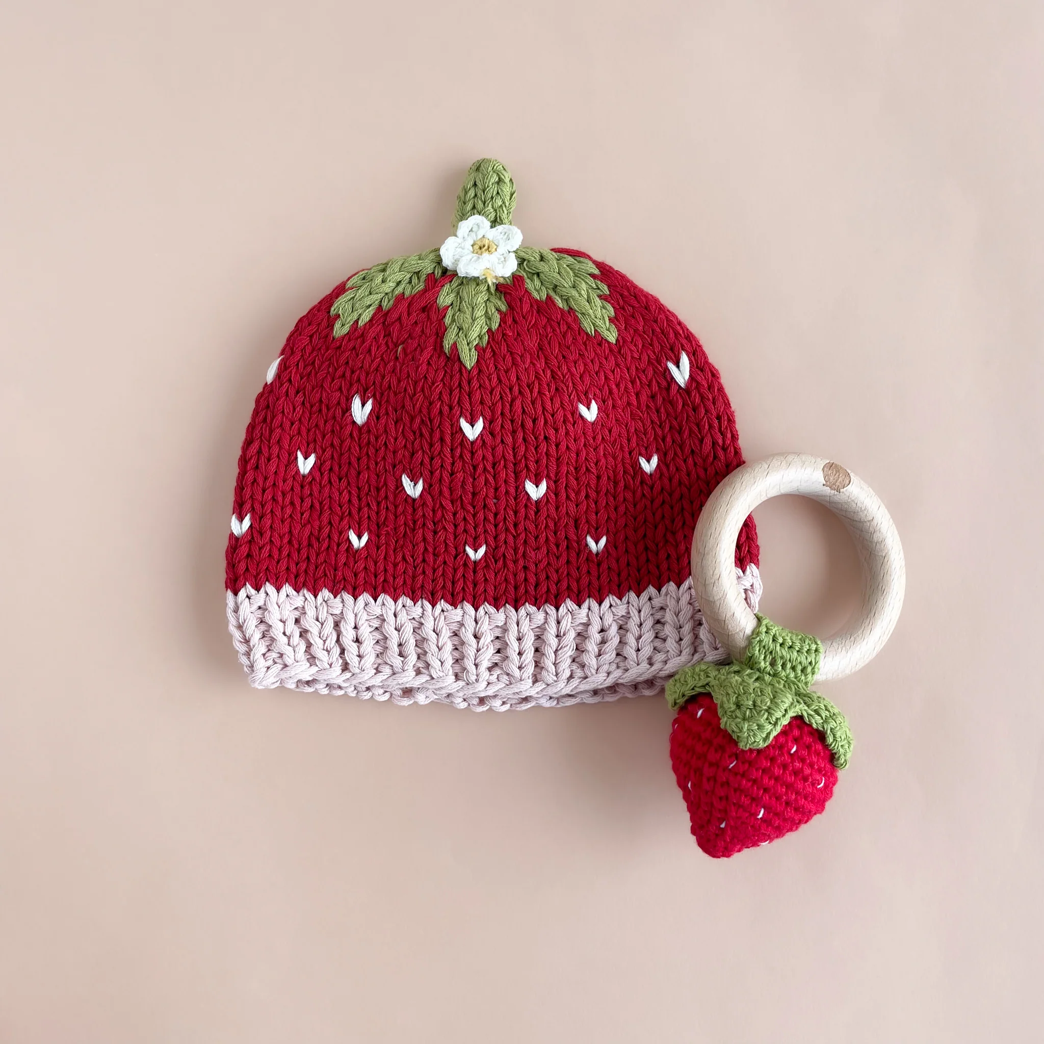 Cotton Strawberry Hat - Image 6