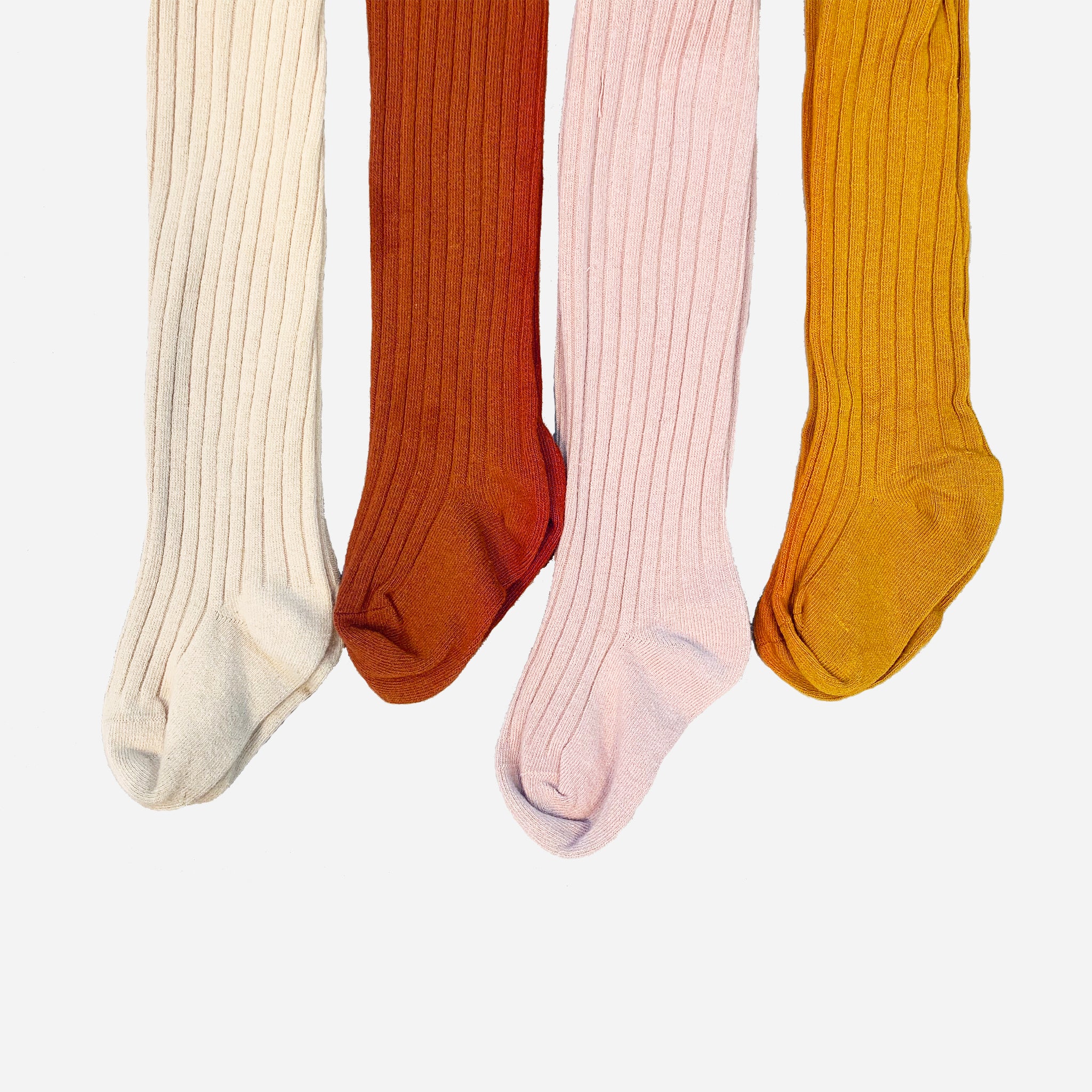 Cotton Tights, Blush - Image 4