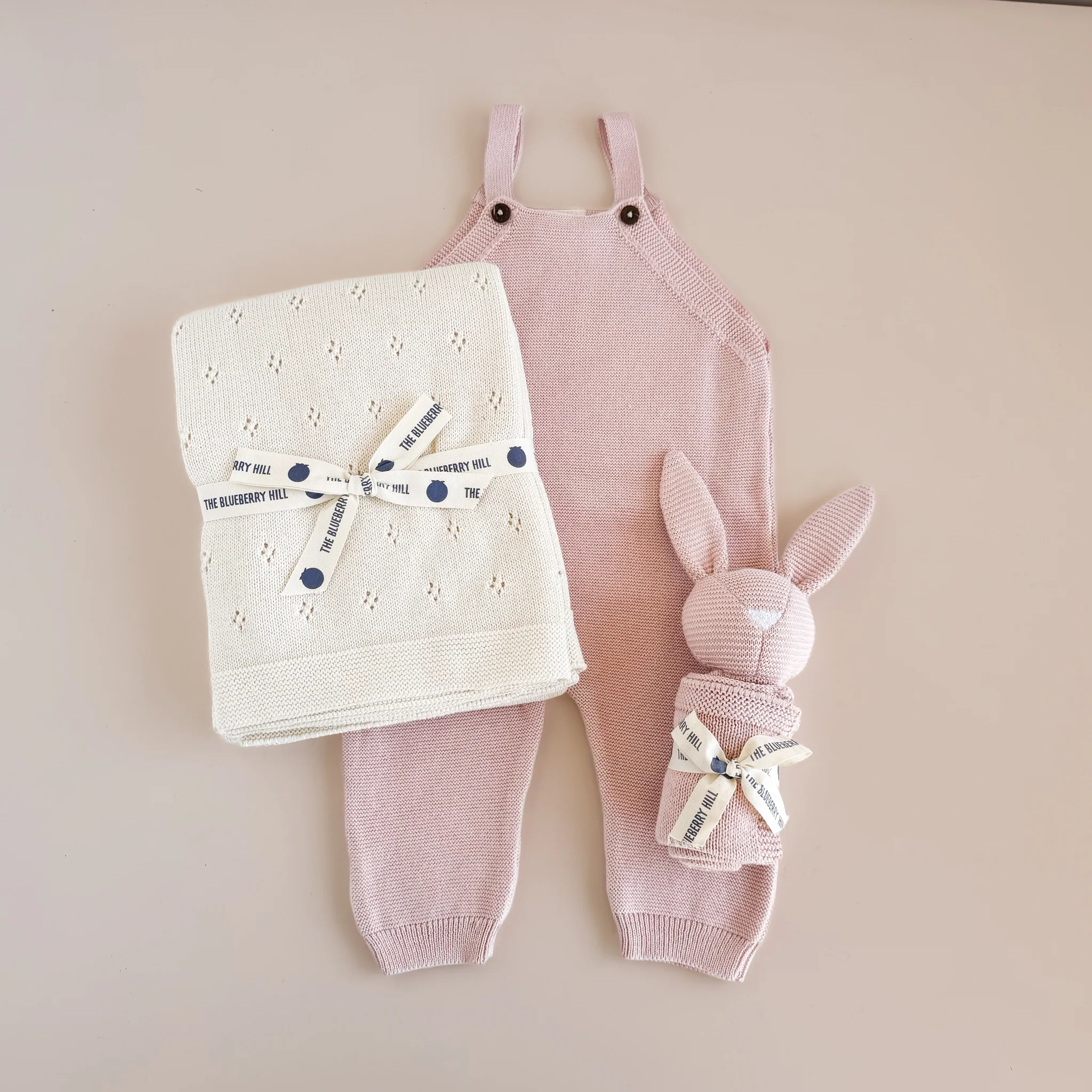 Heirloom Pique Blanket, Cream | Organic Cotton - Image 3