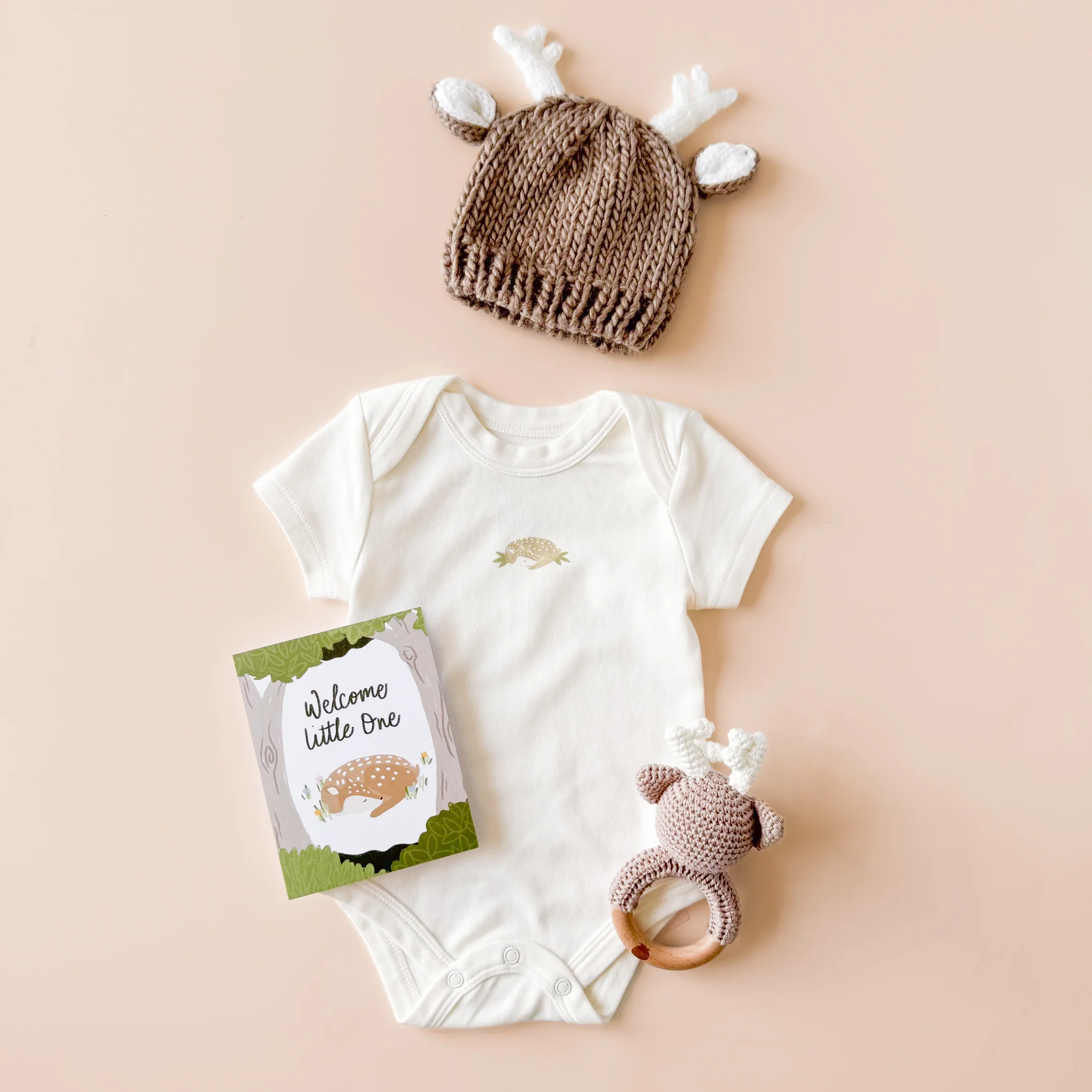 Hartley Deer Tan Knit Hat - Image 5