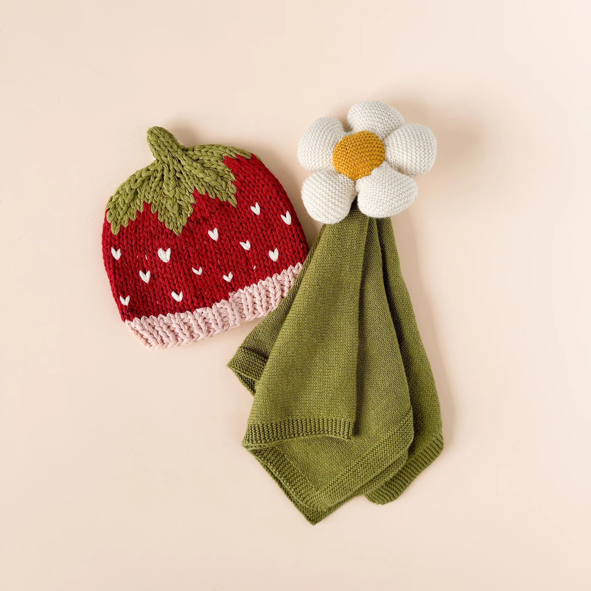 Organic Cotton Flower Lovey - Image 7